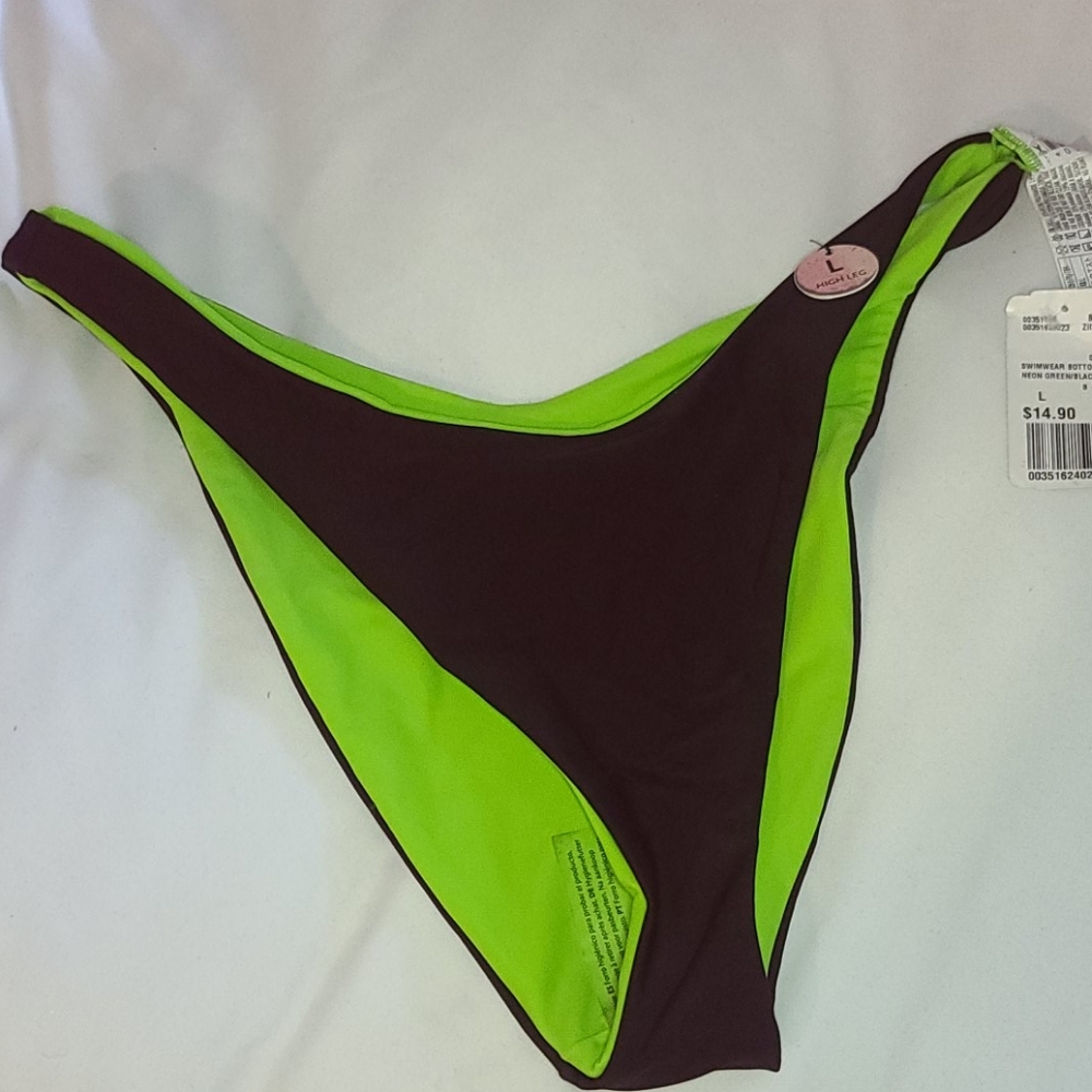 Swimwear bottoms neon black